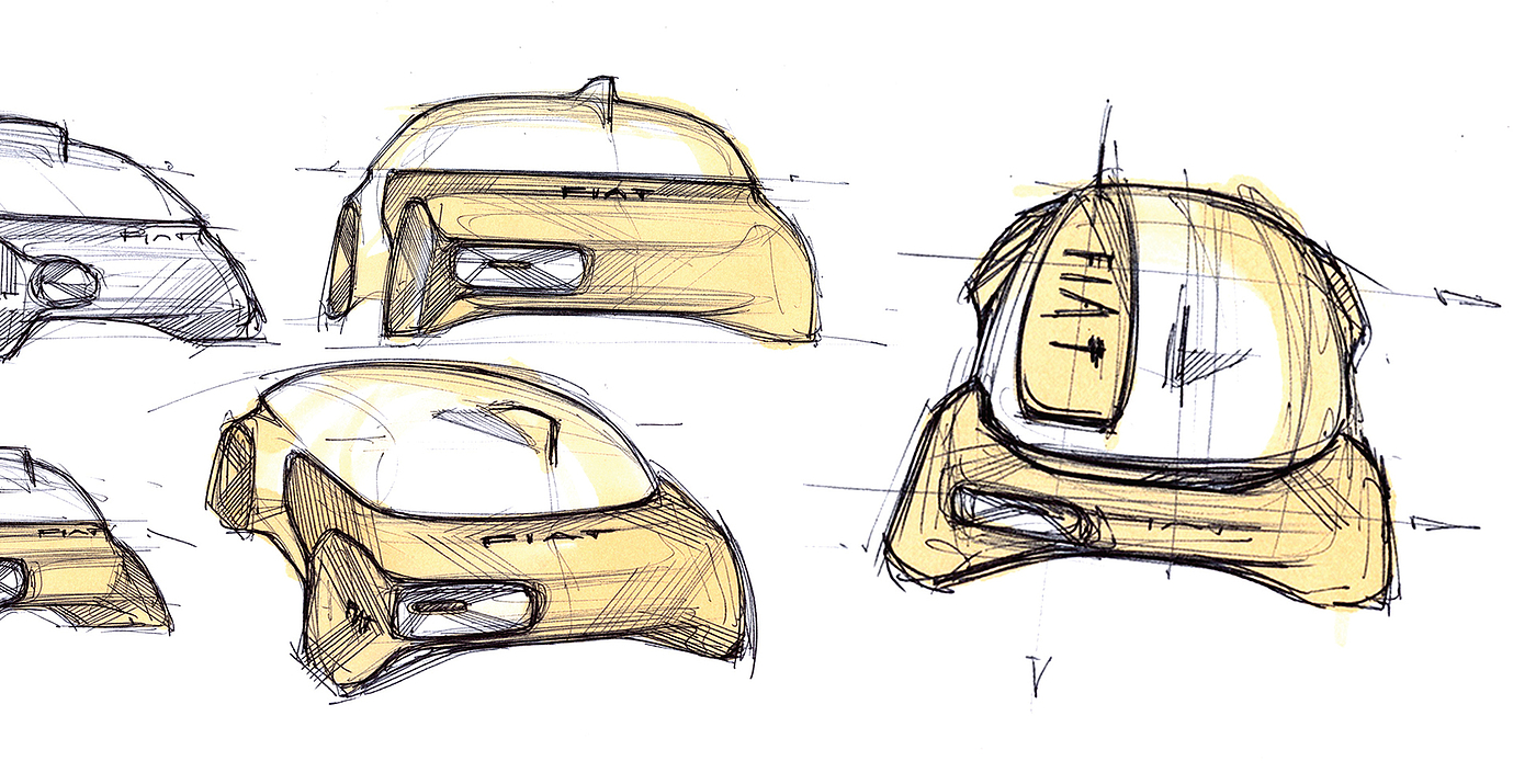 Computer production，Hand drawn，Automobile design，