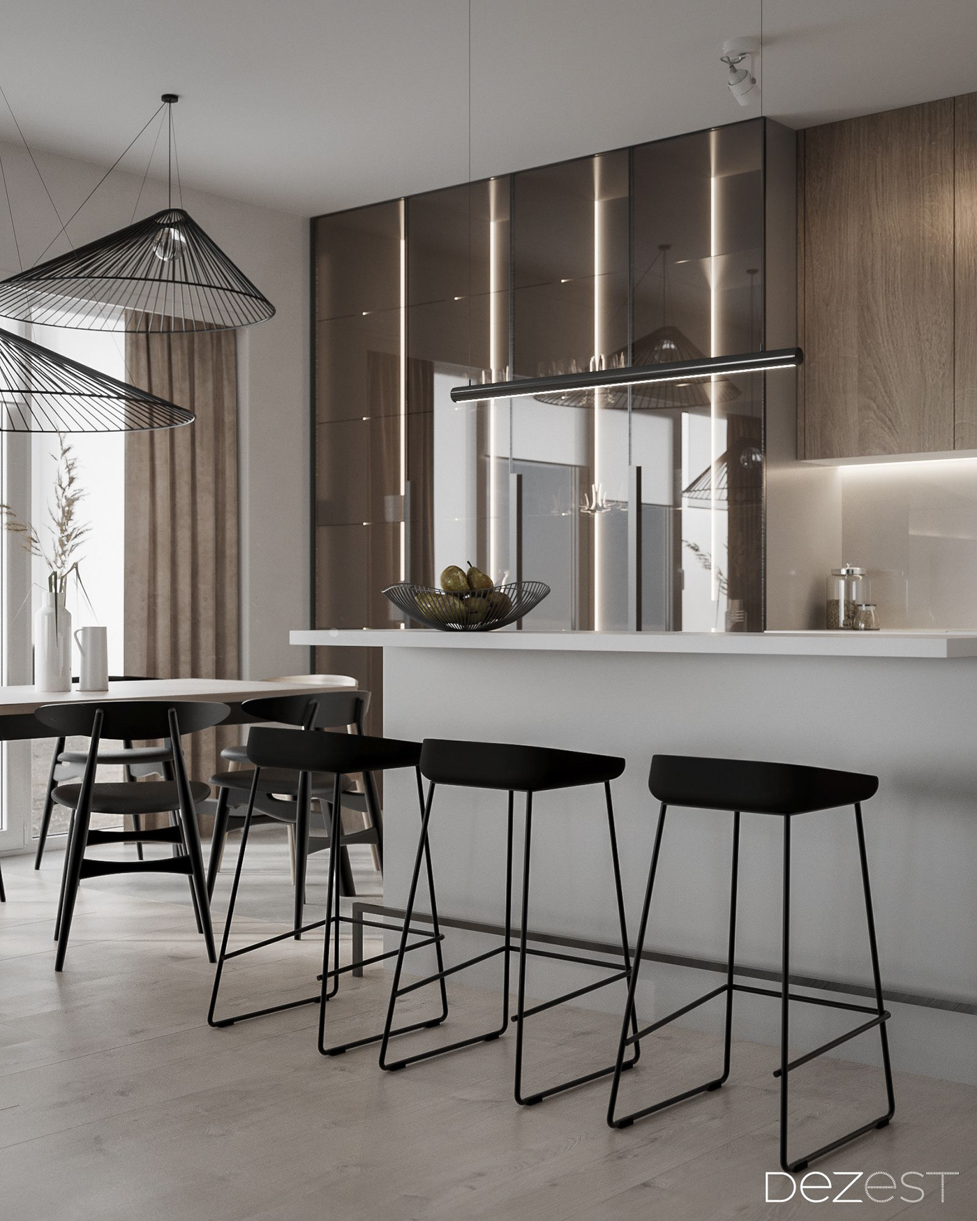 house，family，Architecture，Interior design，Digital art，