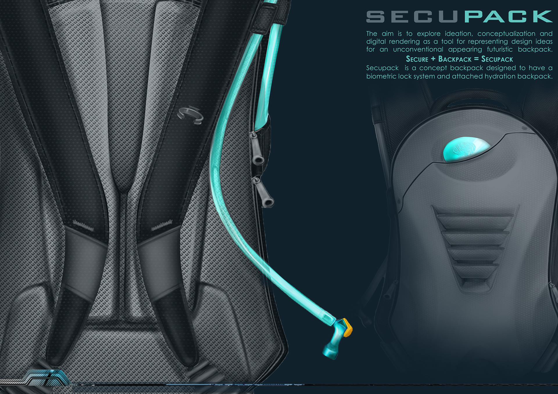 intelligence，a bag，3D production，SECUPACK，