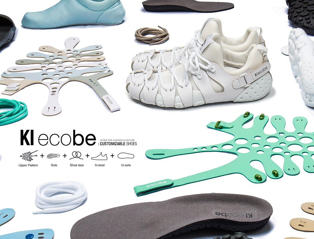 Ki ecobe，footwear design ，fashion，Green design，