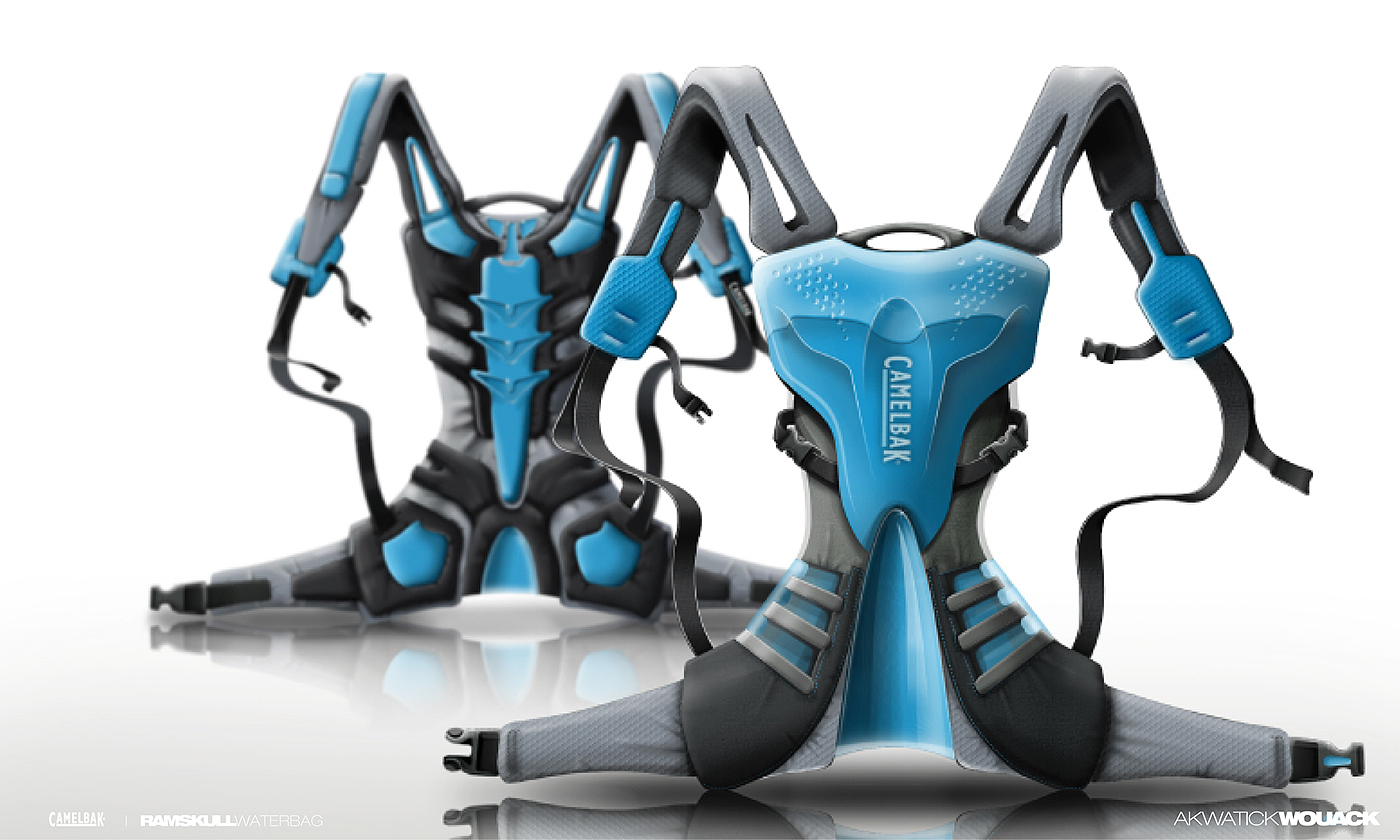 Easy to clean，concept，knapsack，RAMSKULL，Camelbak，Water bag，waterbag，
