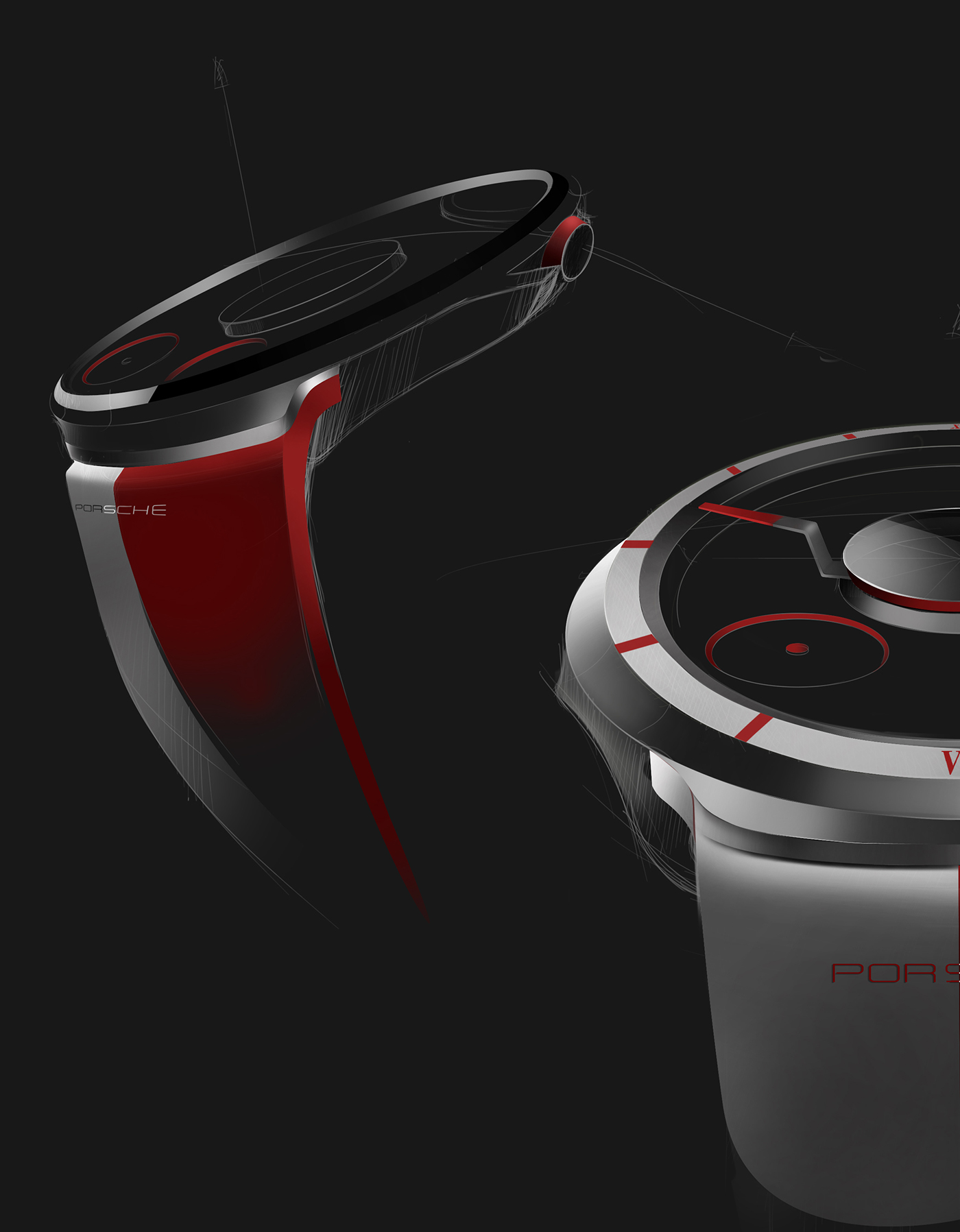 PORSCHE CT 1，Porsche，Wristwatch，Wrist watch，