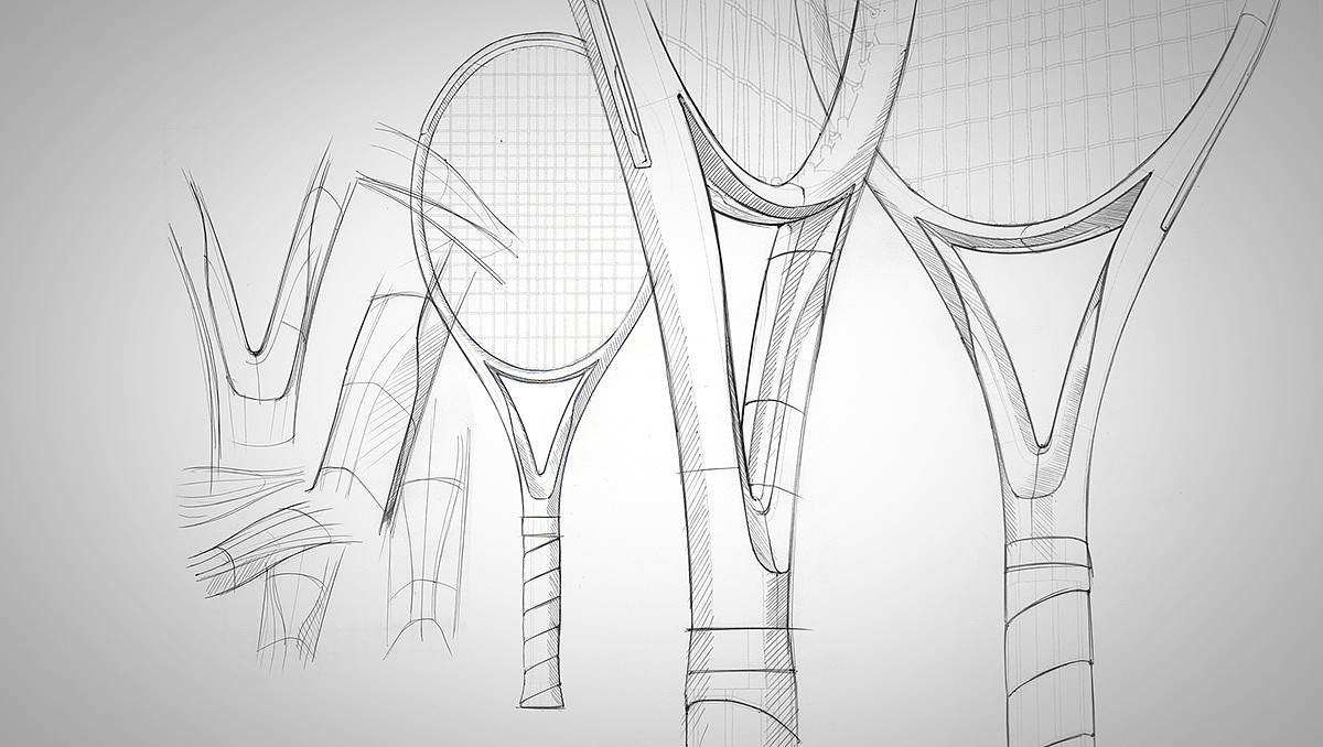 Decathlon ，Artengo TR960，Tennis racket，product design，