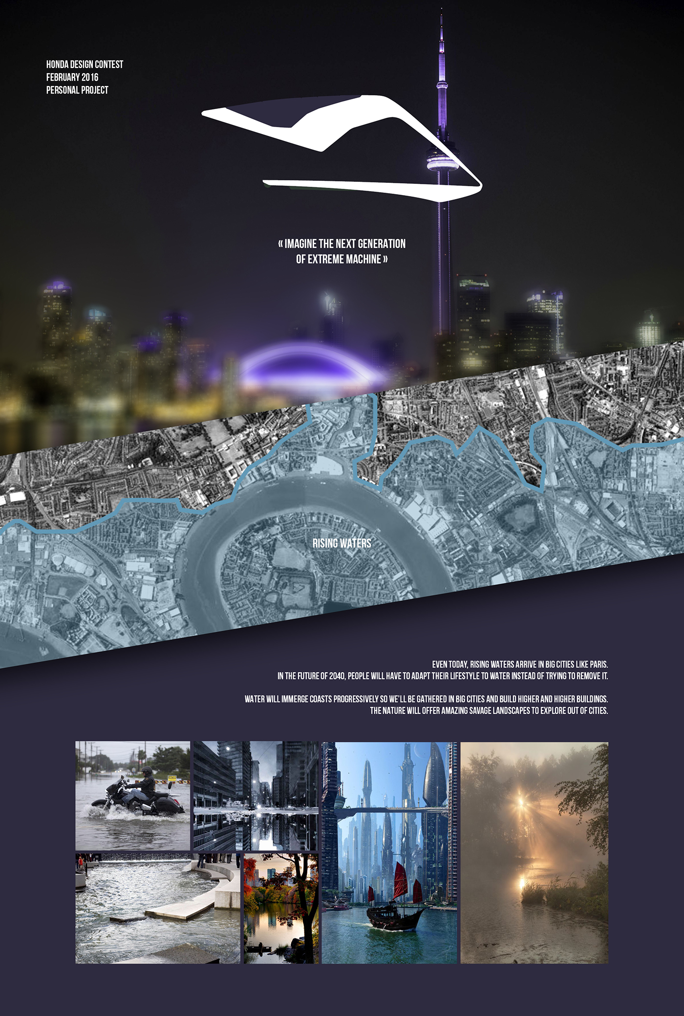 Concept Car，Automatic design，industrial design，Honda，Water motor，