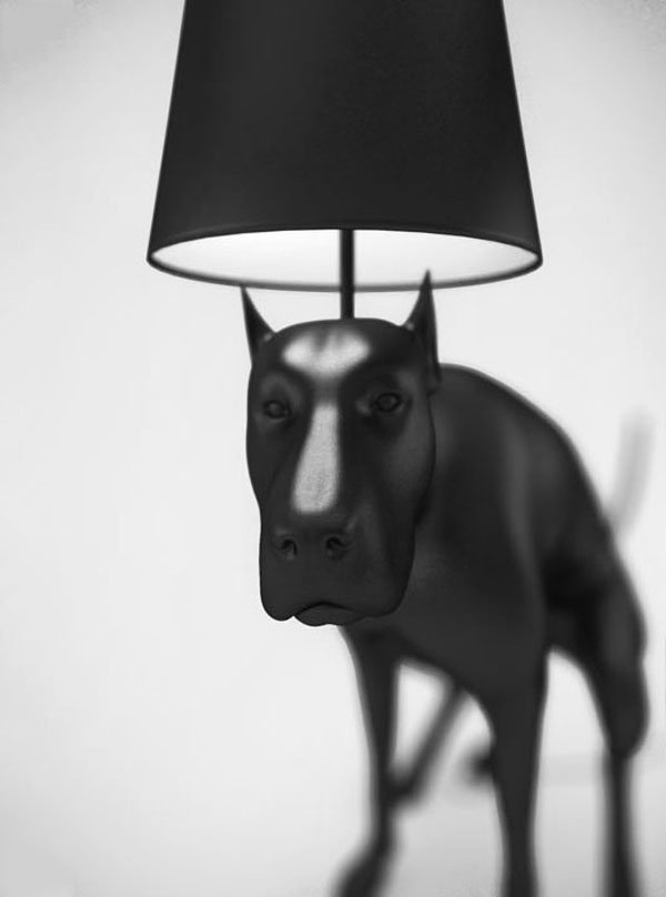 lamp，lamps and lanterns，dog，Lamps，black，