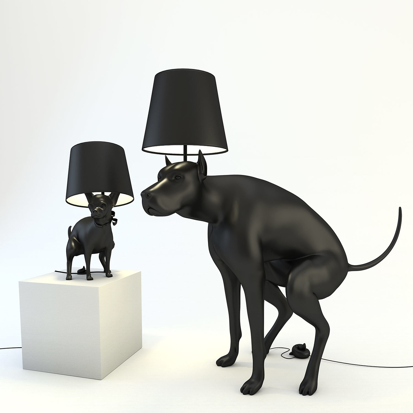 lamp，lamps and lanterns，dog，Lamps，black，