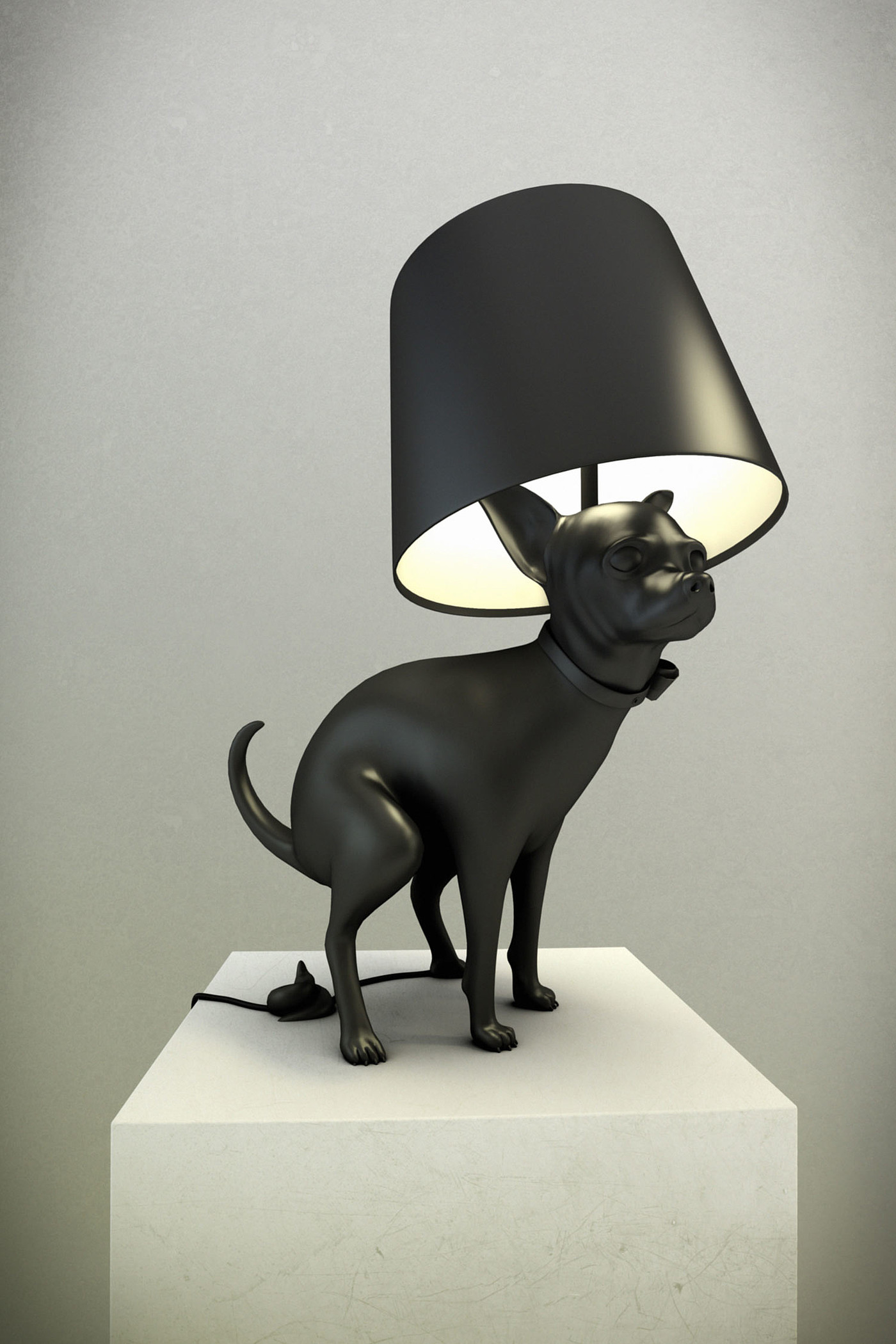 lamp，lamps and lanterns，dog，Lamps，black，