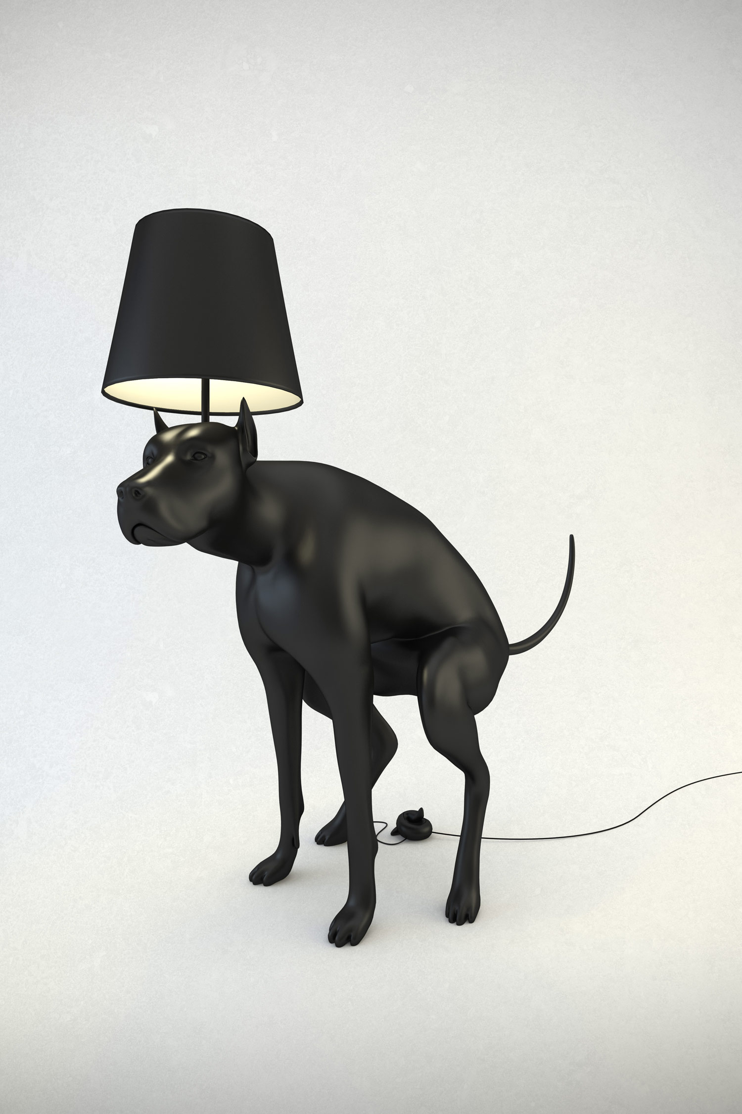 lamp，lamps and lanterns，dog，Lamps，black，