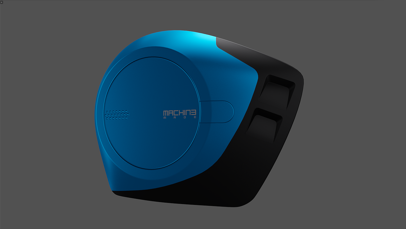 3D rendering，blue，product design，