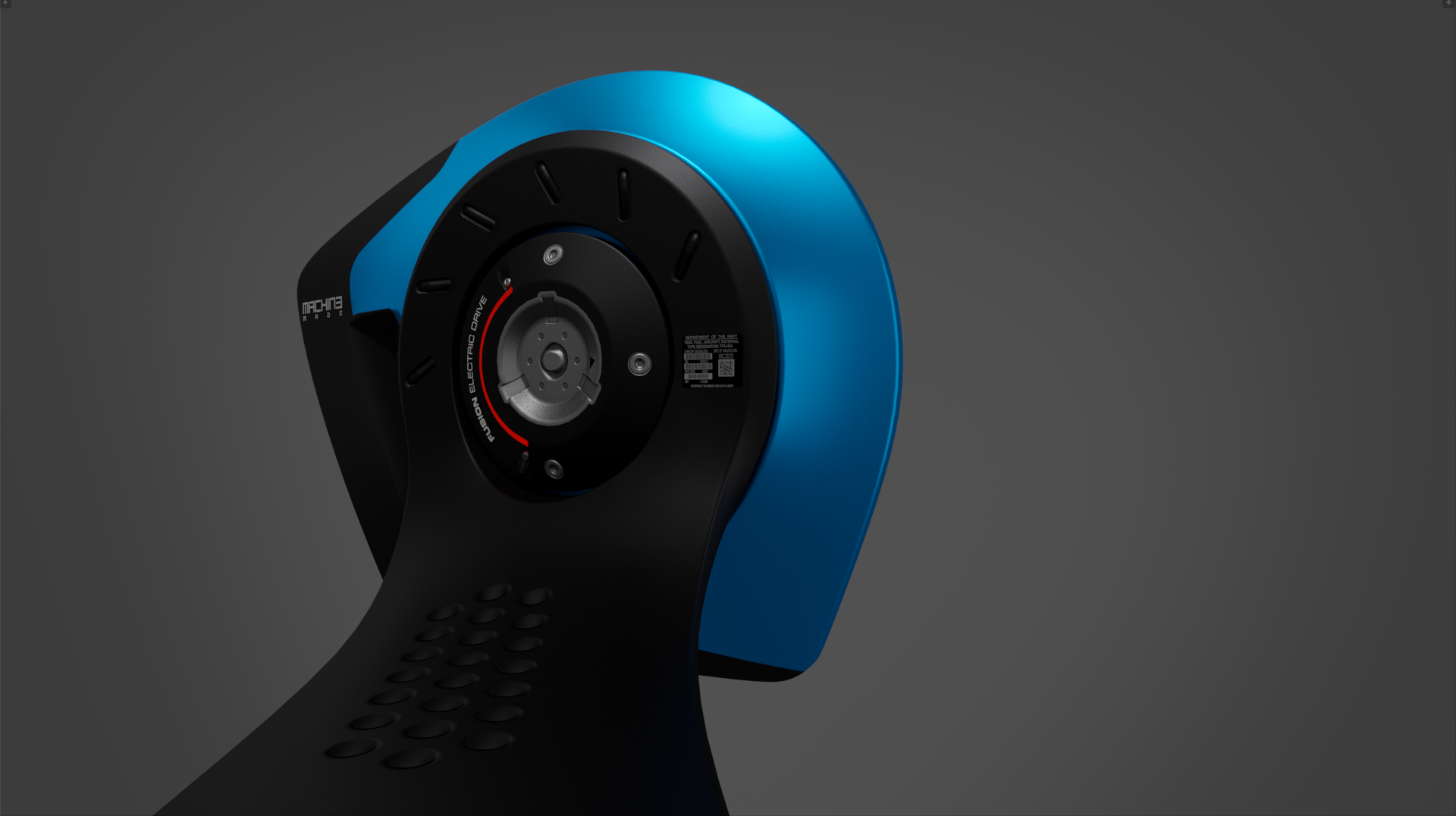 3D rendering，blue，product design，