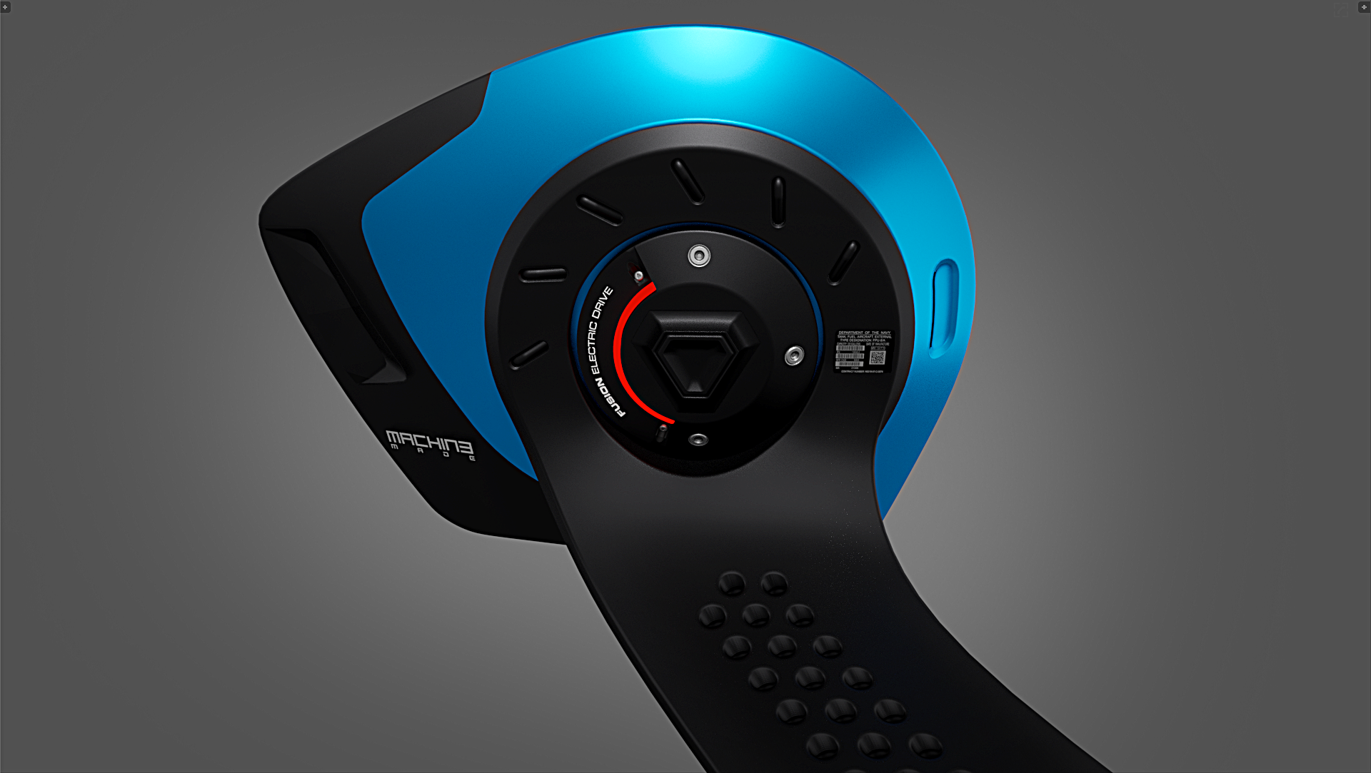 3D rendering，blue，product design，