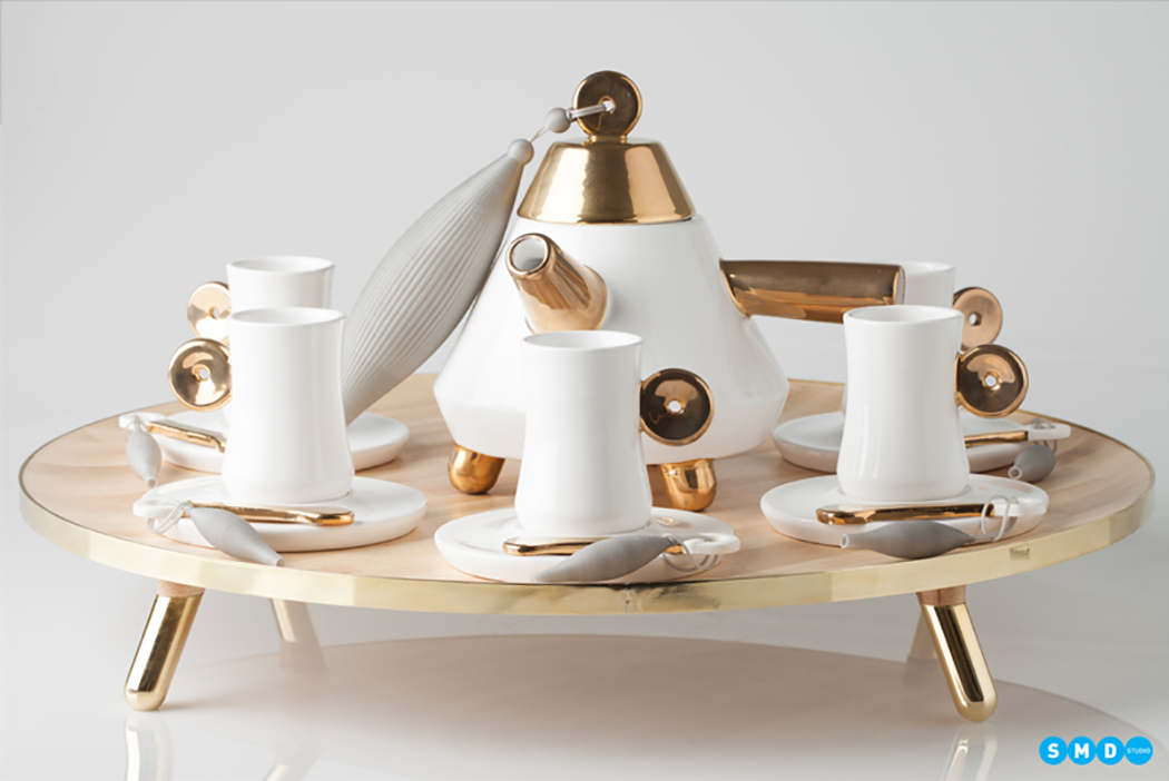 Sofia，Modern design，tulip shape ，copper，silver，Polishing finishing，concise，