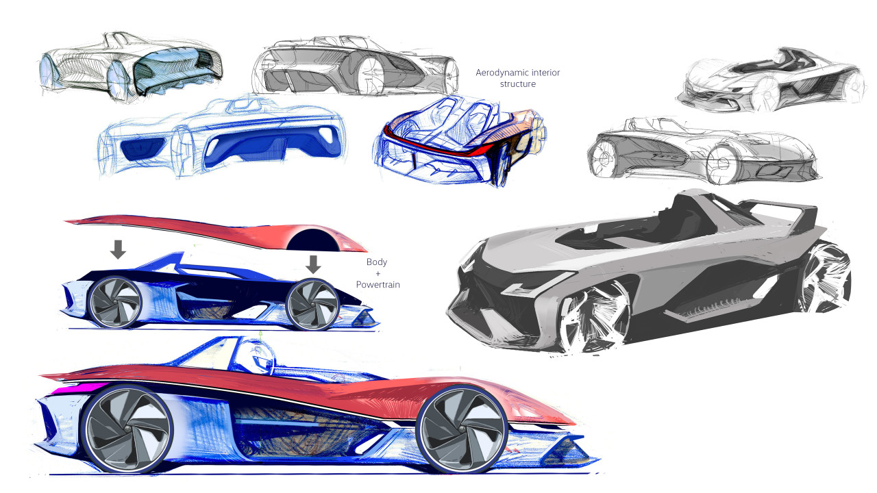 Shared electric vehicle，VOLKSWAGEN，Sports car，automobile，Electric sports car，