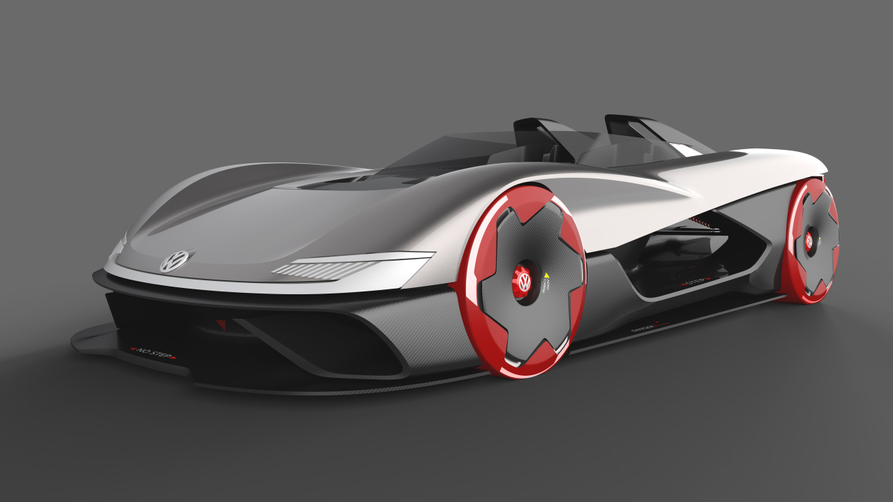 Shared electric vehicle，VOLKSWAGEN，Sports car，automobile，Electric sports car，