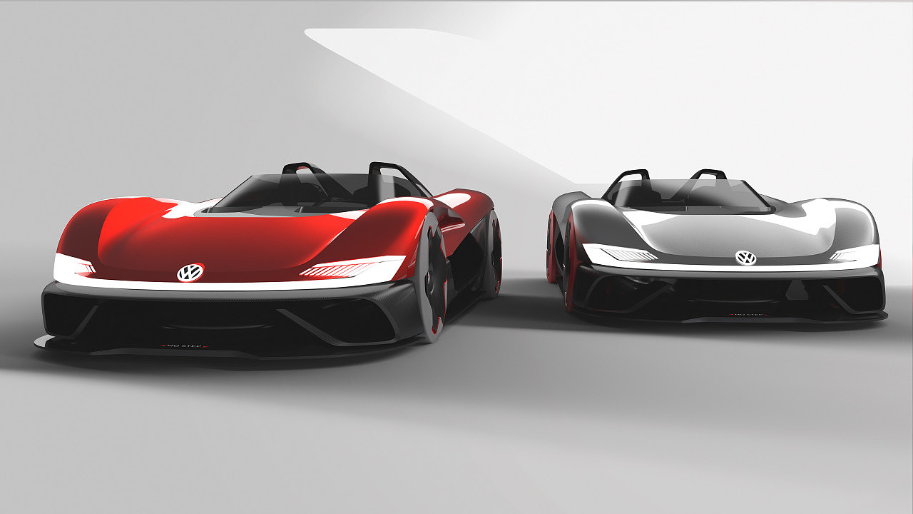 Shared electric vehicle，VOLKSWAGEN，Sports car，automobile，Electric sports car，