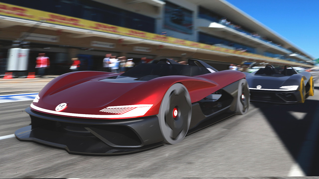 Shared electric vehicle，VOLKSWAGEN，Sports car，automobile，Electric sports car，