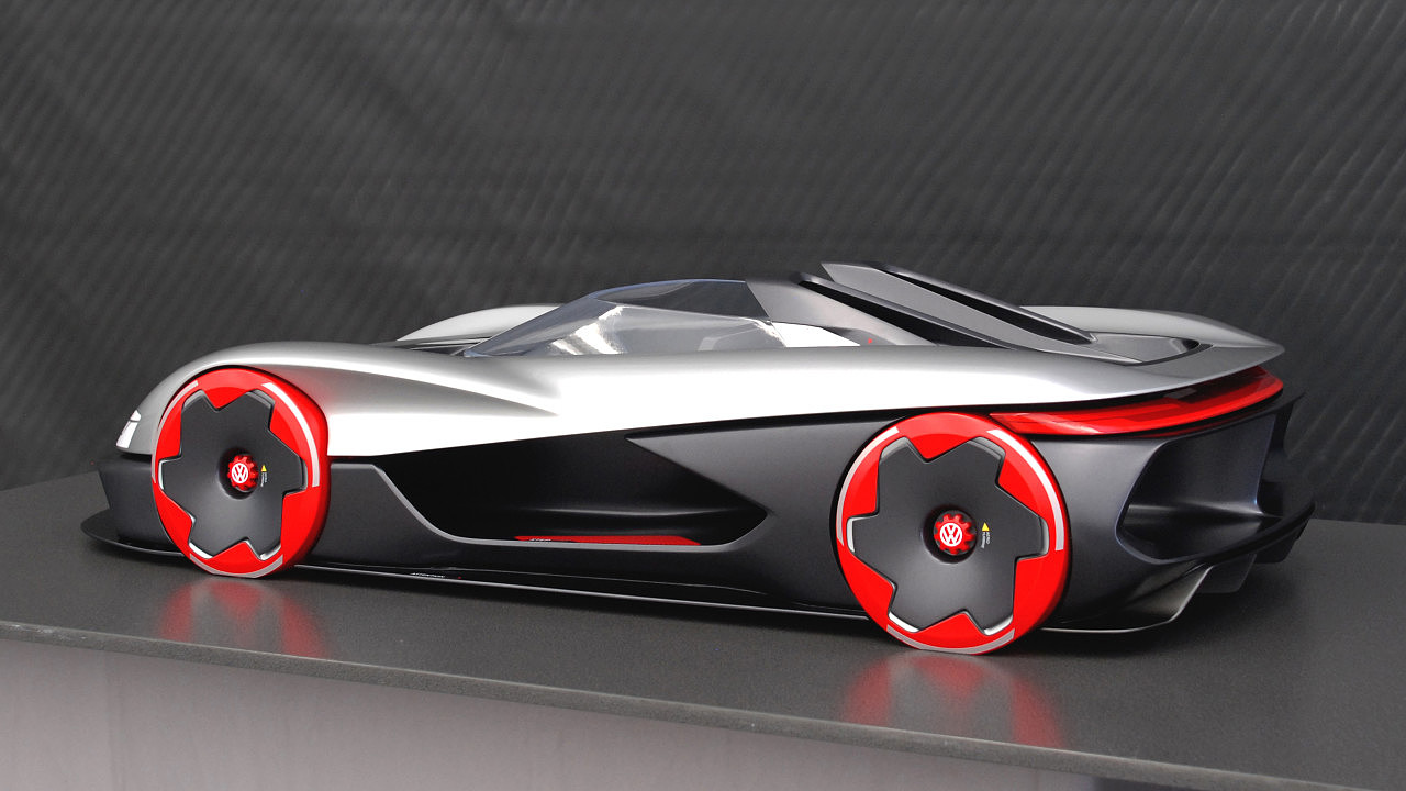 Shared electric vehicle，VOLKSWAGEN，Sports car，automobile，Electric sports car，
