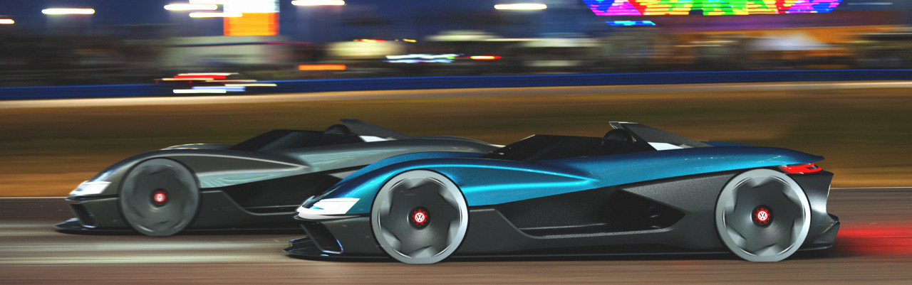 Shared electric vehicle，VOLKSWAGEN，Sports car，automobile，Electric sports car，