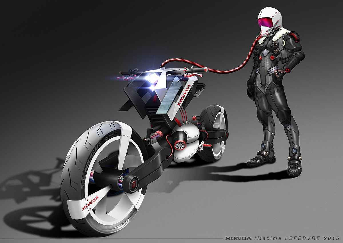 honda，motorcycle，locomotive，Concept Car，Doomsday car，