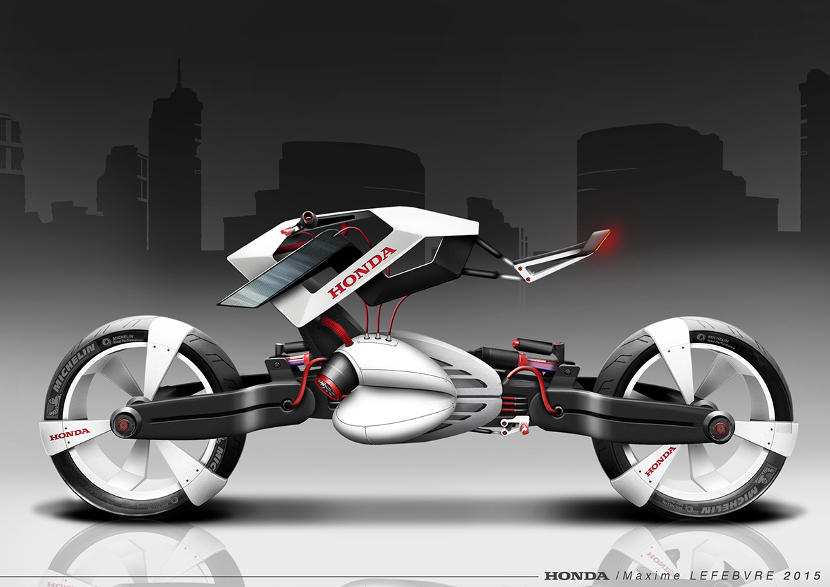 honda，motorcycle，locomotive，Concept Car，Doomsday car，