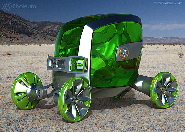 VOLKSWAGEN，Concept Car，environment protection，Future car，Black Technology，