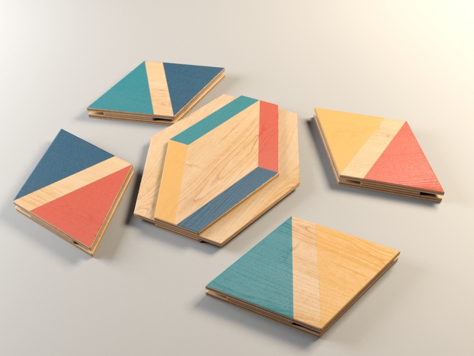 polygon，woodiness，vitality，colour，