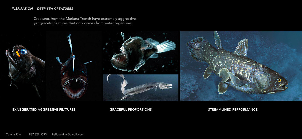 Automatic design，Future concept，Design of "fish"，Characteristics of dragon，Fashionable and beautiful，