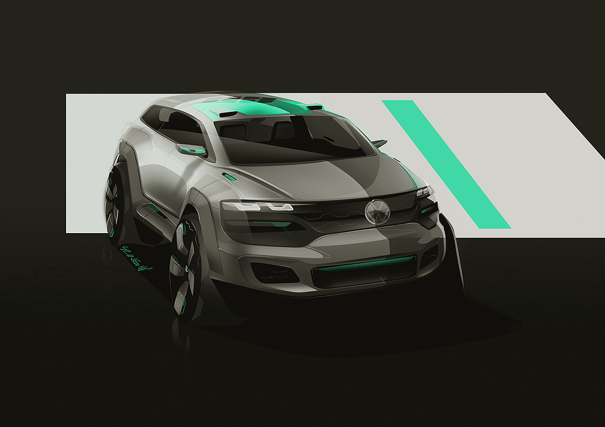Automatic design，Hand drawn rendering，All kinds of transportation，Colorful，industrial design，