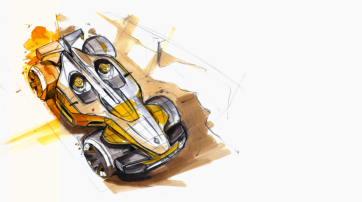 Automatic design，Hand drawn rendering，All kinds of transportation，Colorful，industrial design，