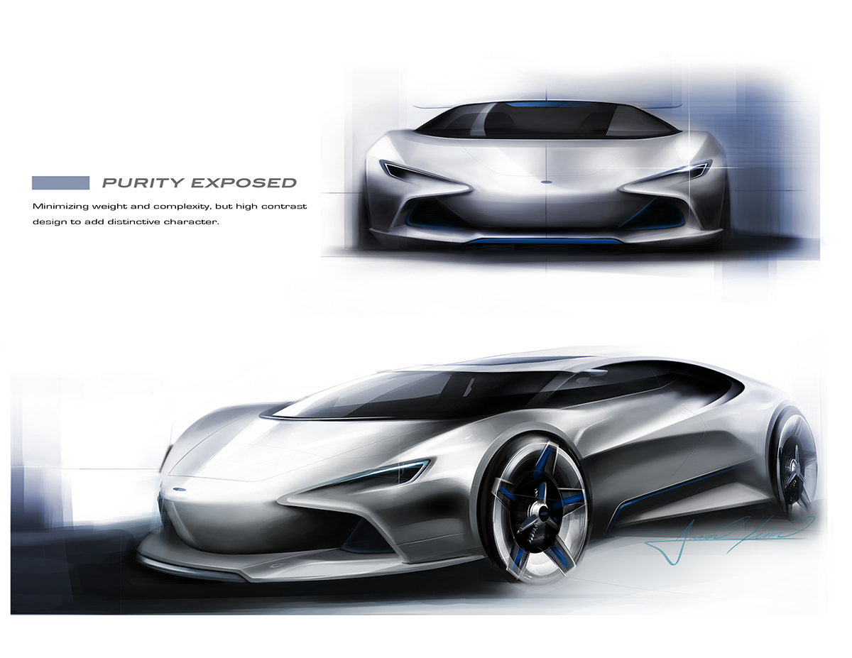 Concept Car，Sharp shape，international brand ，industrial design，Excellent performance，