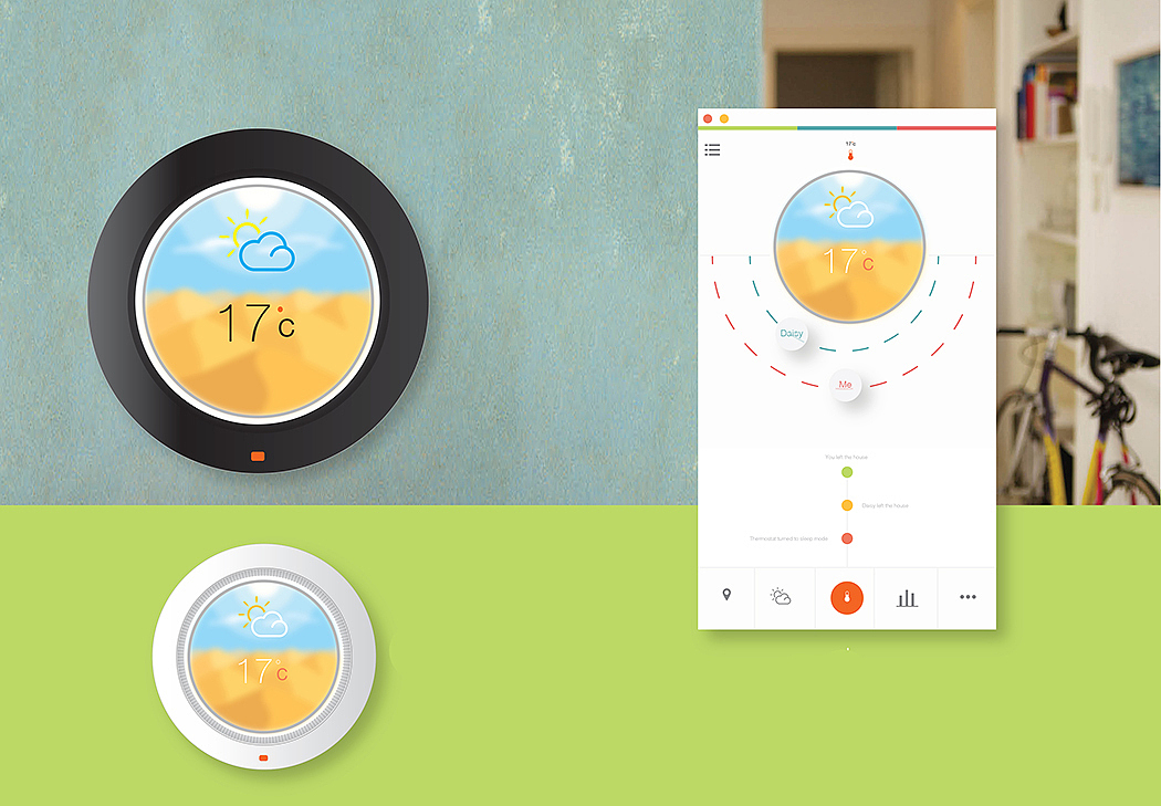 classic，concise，Power hub，thermostat，Smoke detector，music player ，Security camera，