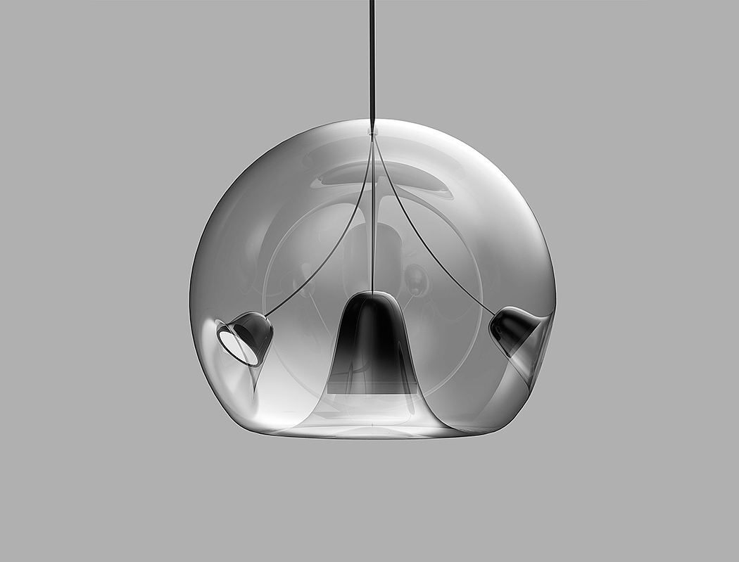 FIPO aesthetic style，Transparent sphere，abstract，