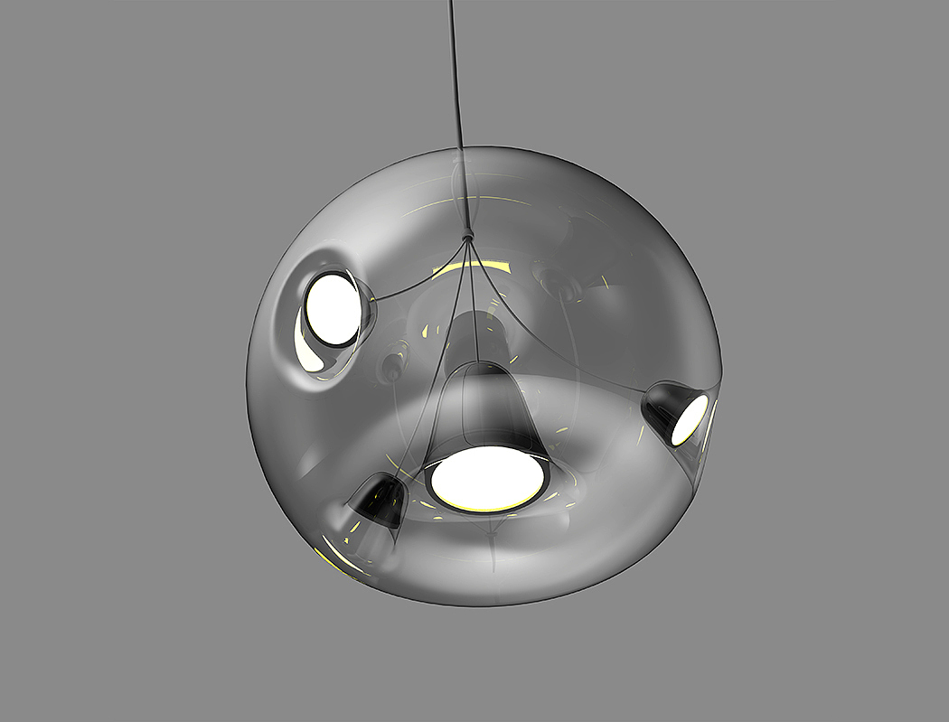 FIPO aesthetic style，Transparent sphere，abstract，