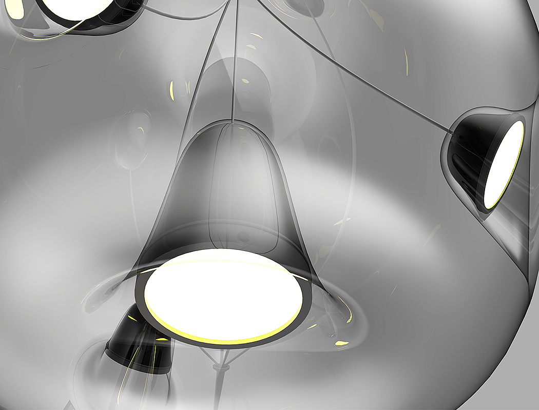 FIPO aesthetic style，Transparent sphere，abstract，