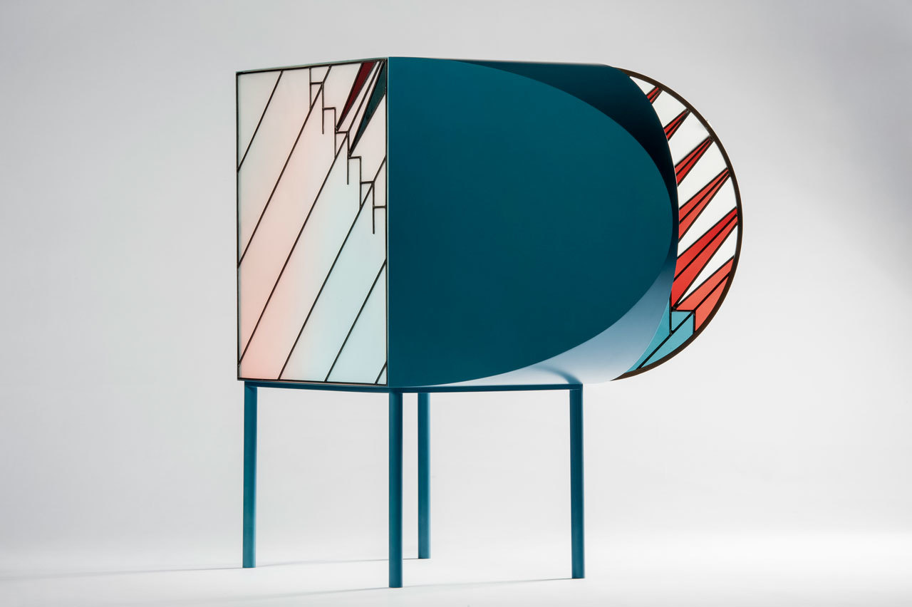 colour，Glass，capsule，Bookcase，