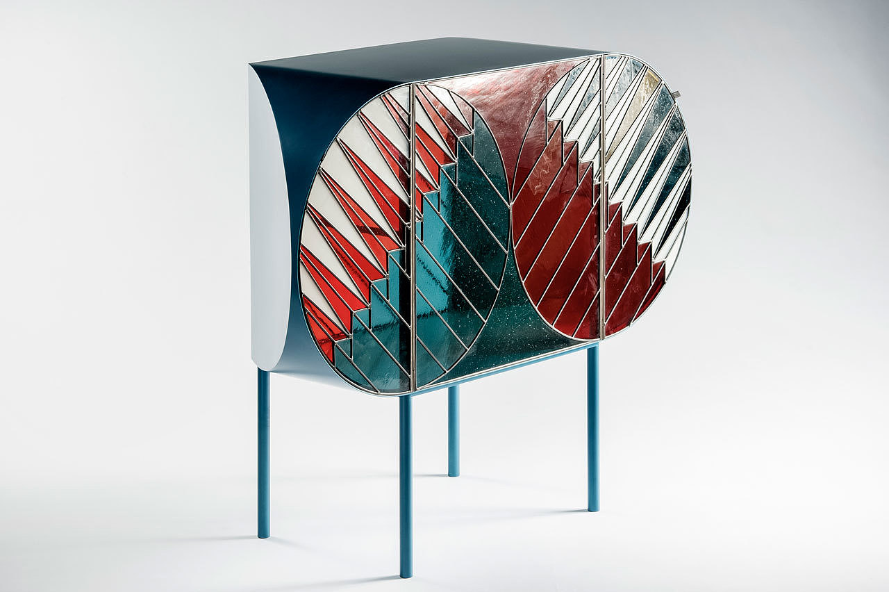 colour，Glass，capsule，Bookcase，
