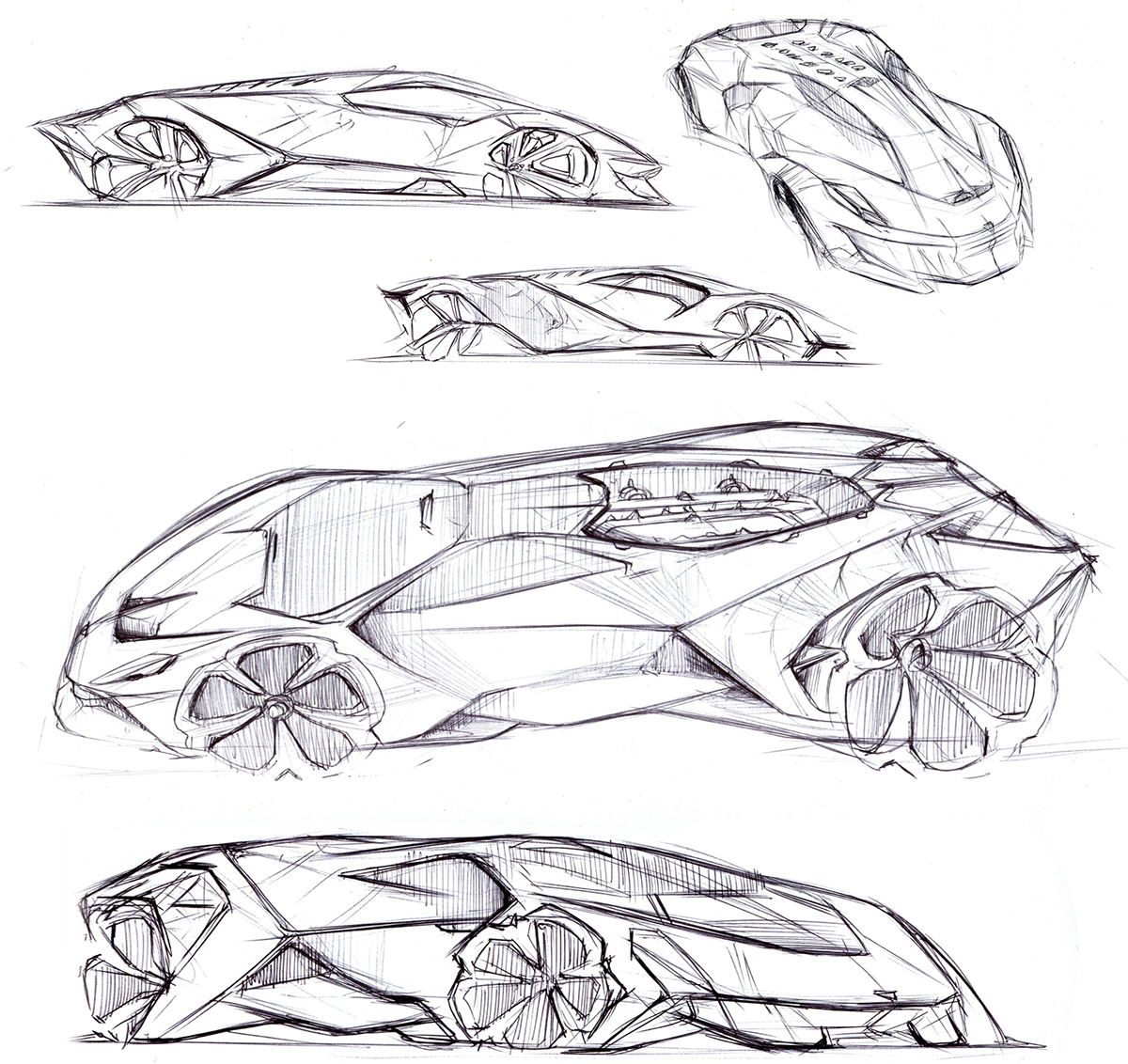 Automatic design，Hand drawn，fashion，Traffic design，industrial design，