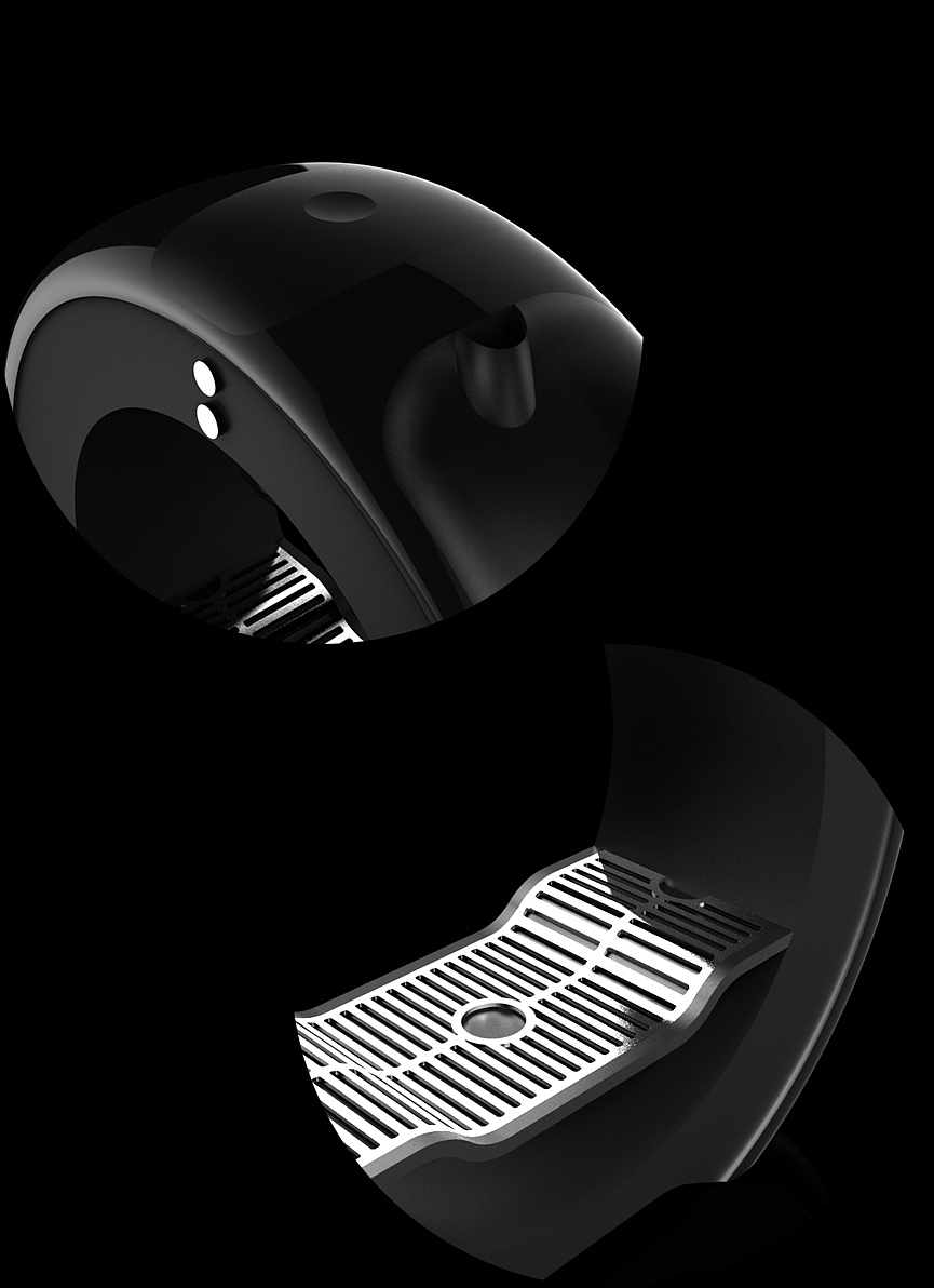 black，smooth，concept，product design，Novel shape，