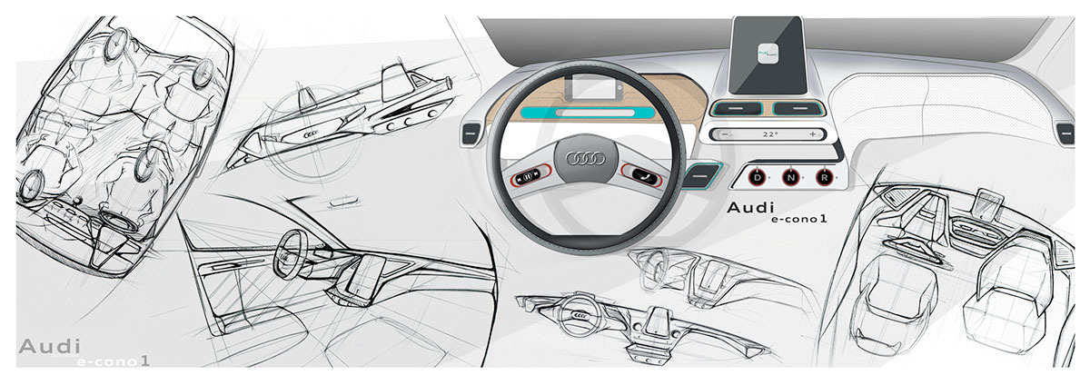 Automatic design，Hand painted interior，Traffic design，industrial design，product design，