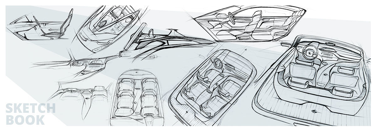 Automatic design，Hand painted interior，Traffic design，industrial design，product design，