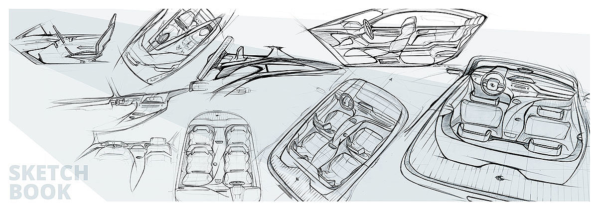 Automatic design，Hand painted interior，Traffic design，industrial design，product design，