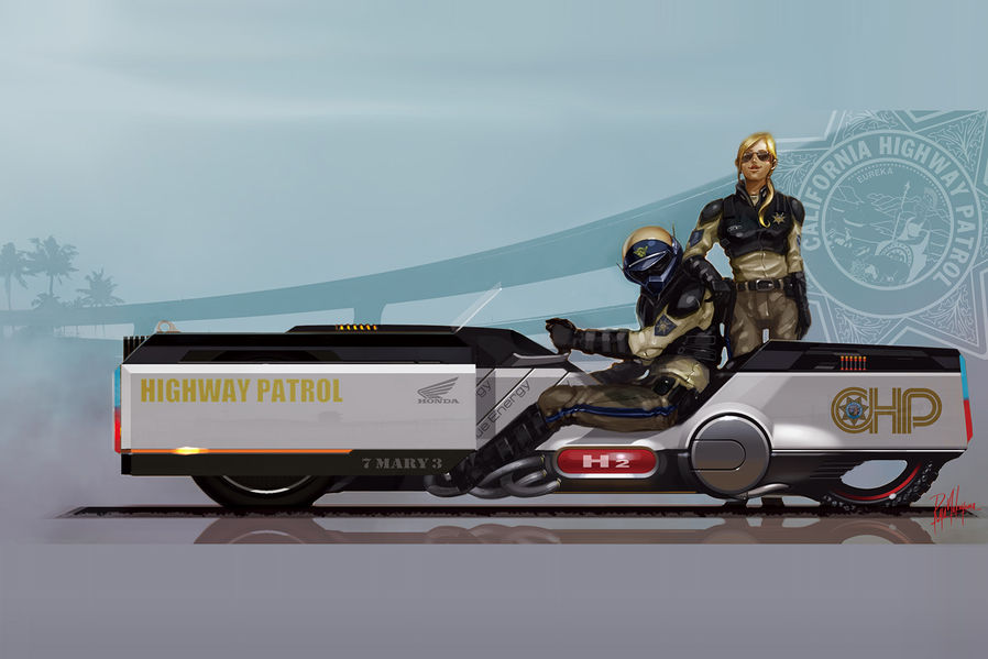 Future vehicles，conceptual design，Hand drawn vehicle，