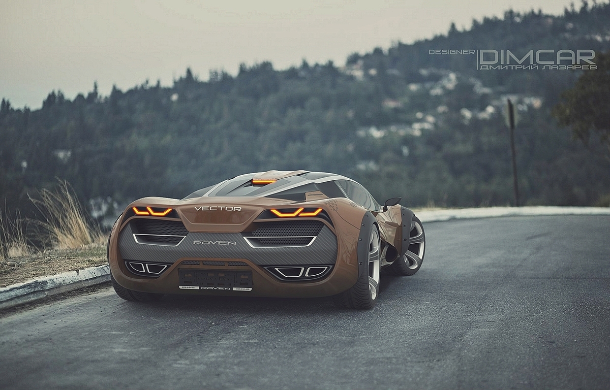 Super car，Sharp shape，high velocity，Excellent performance，Concept sports car，