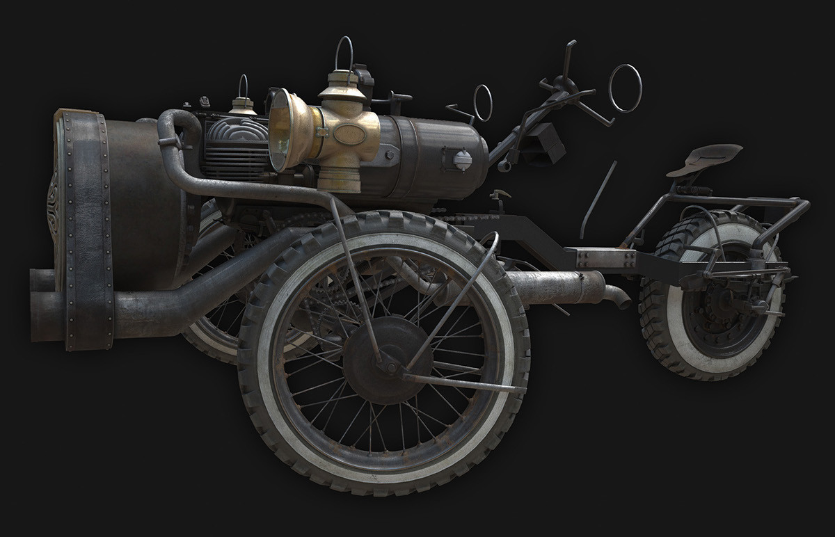 Game design，industrial design，Classical modeling，Retro style，Concept Car，