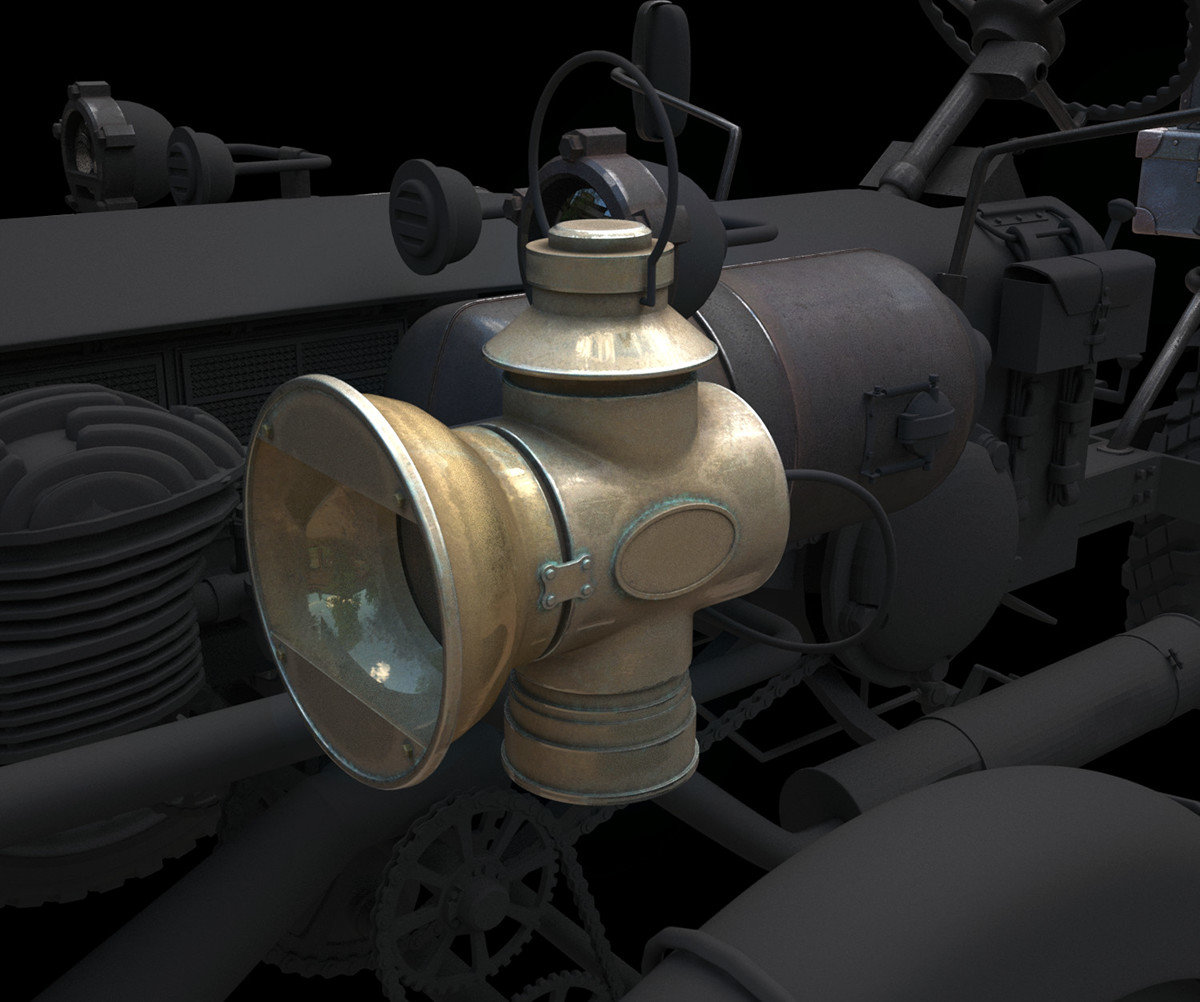 Game design，industrial design，Classical modeling，Retro style，Concept Car，