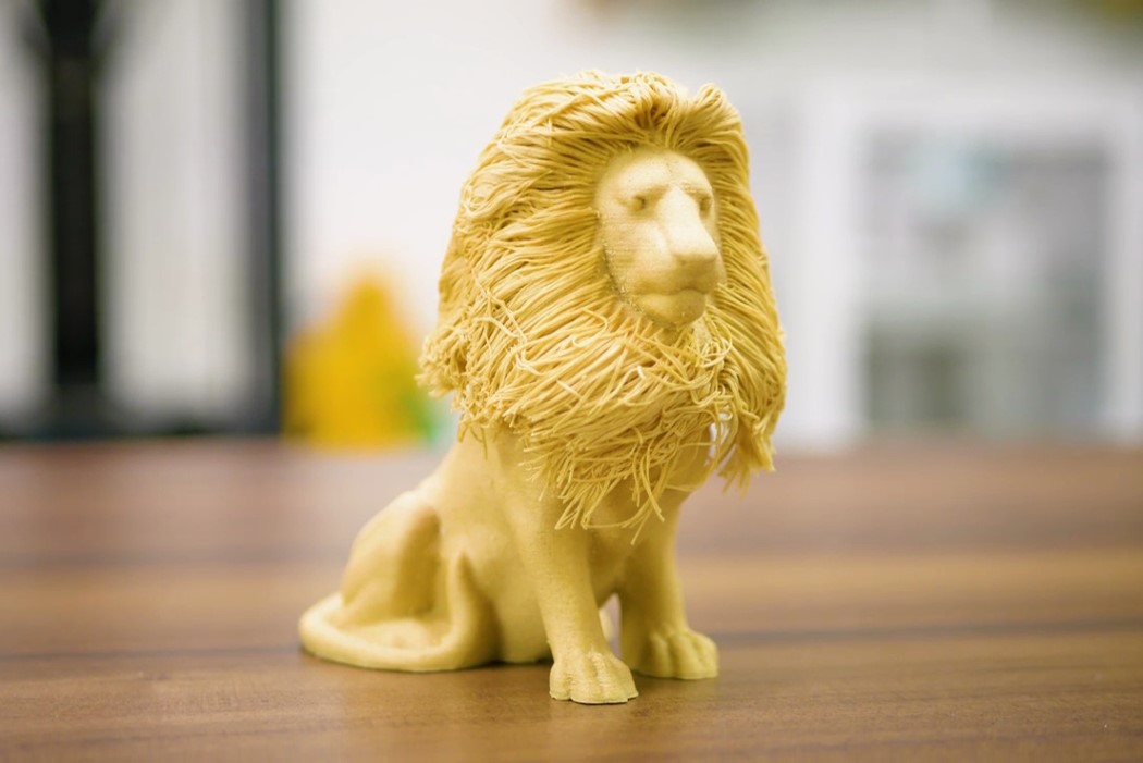 3D PRINT HAIR，3D printing，Model，lion，
