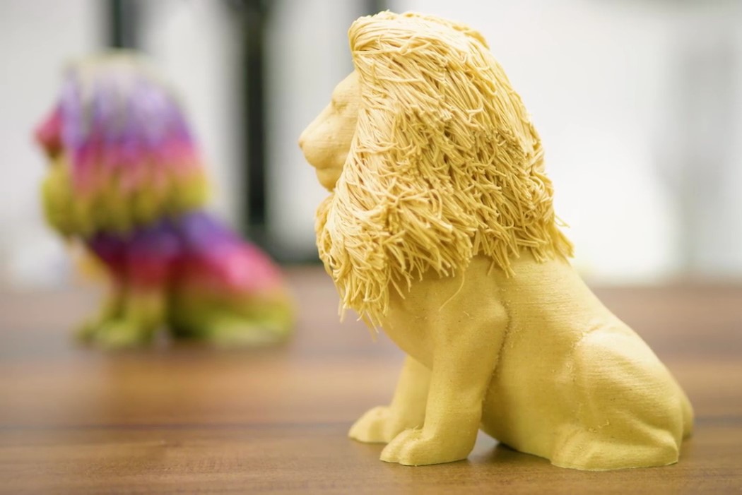3D PRINT HAIR，3D printing，Model，lion，