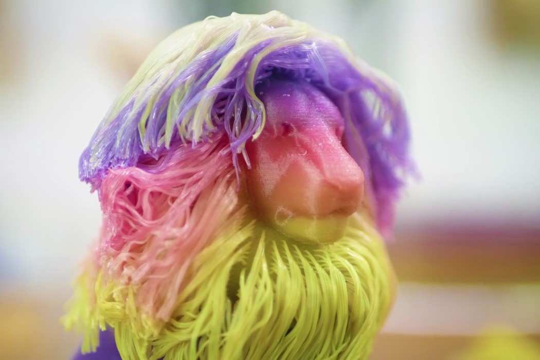 3D PRINT HAIR，3D printing，Model，lion，