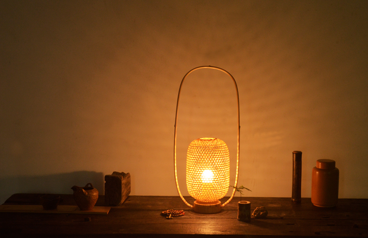 Bamboo lamp，Bamboo design，Traditional craft，Bamboo weaving technology，