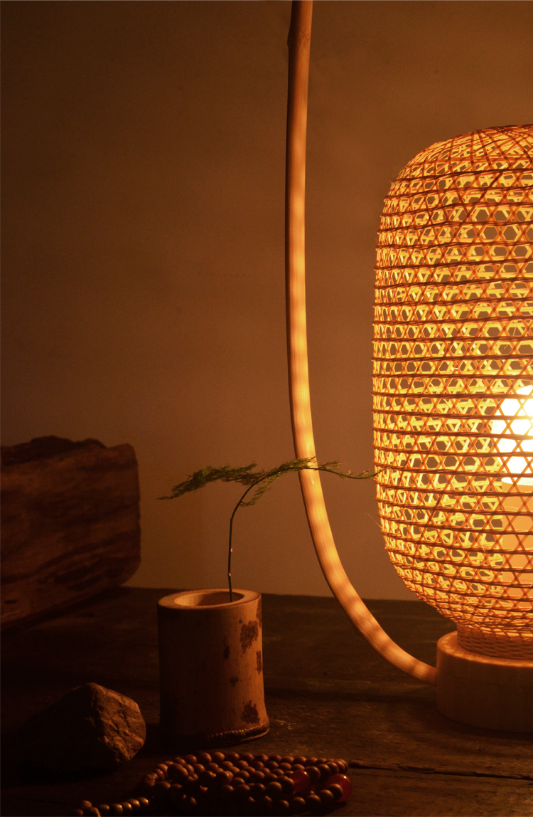 Bamboo lamp，Bamboo design，Traditional craft，Bamboo weaving technology，